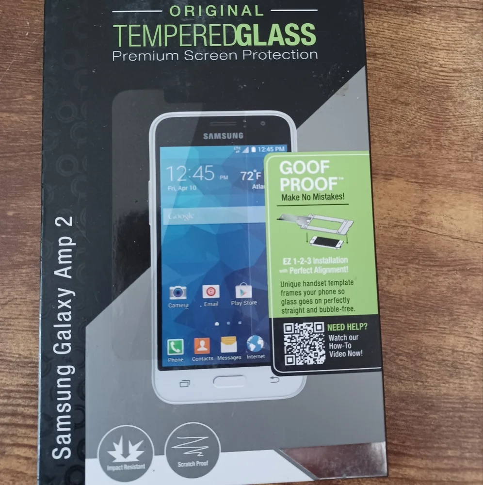 Samsung Galaxy Amp 2 tempered glass screen protector